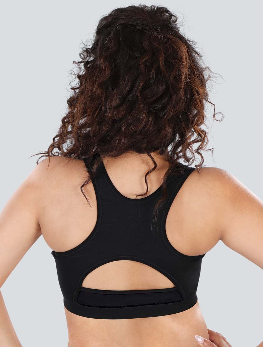 Dermawear Padded Racer Back Sports Bra SB-1101 - Image 3