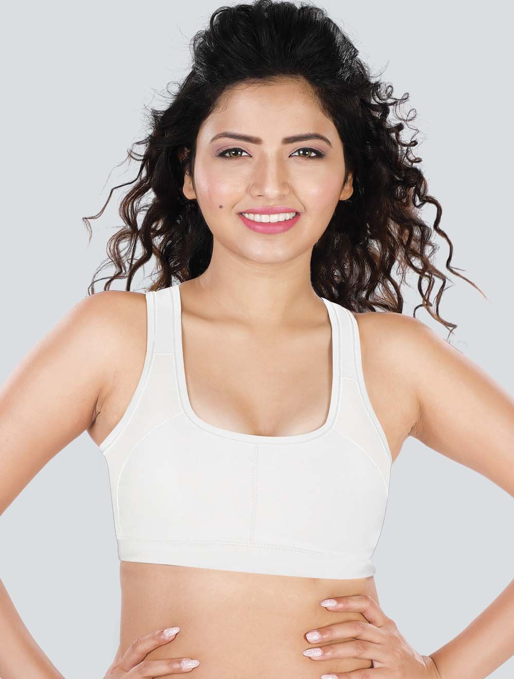 Dermawear Padded Racer Back Sports Bra SB-1101 - Image 7